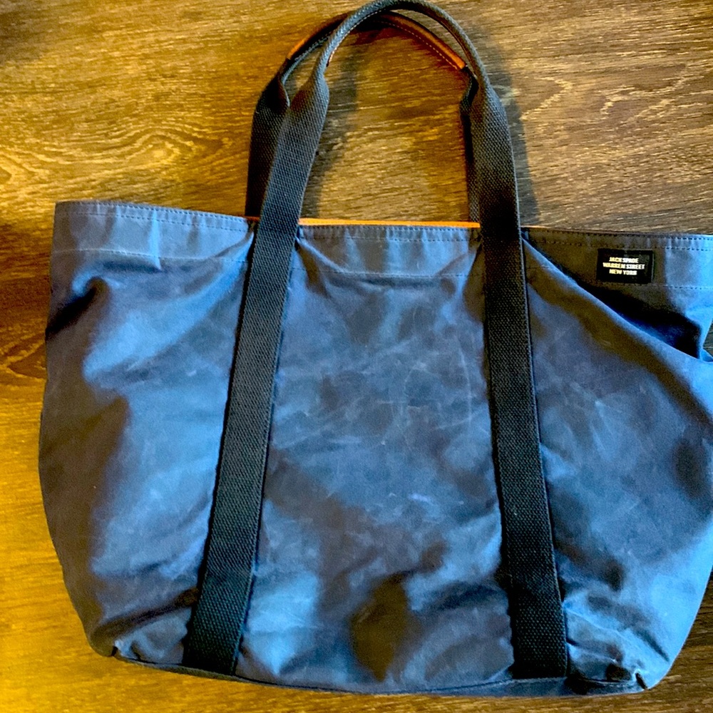 Navy Jack Spade Mens Tote Bag
